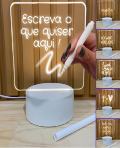 Luminária Abajur de Mesa 3D