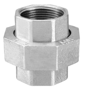 União de Acento Plana Galvanizado Rosca Bsp 2.1/2"